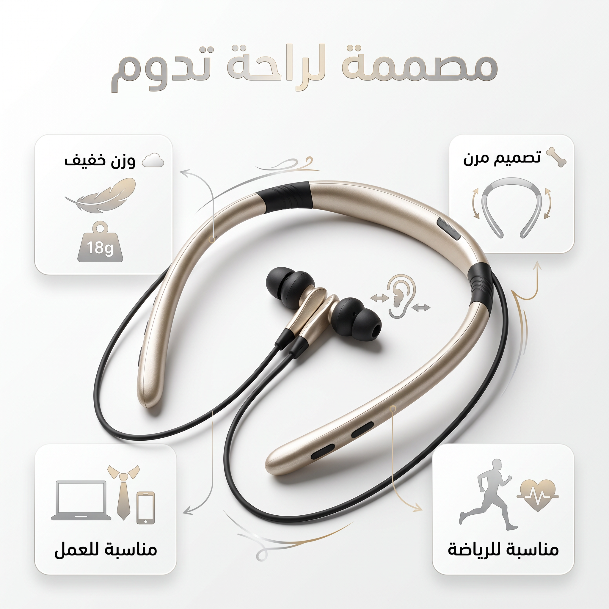 سماعة بلوتوث لاسلكية